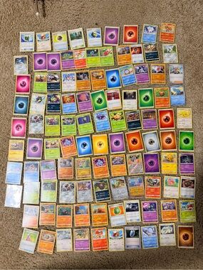 Large Assortment of Pokémon Trading Cards - Multicolor Booster